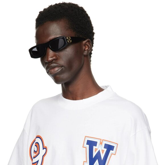 Off-White ORLANDO Women Sunglasses White Black Grey Oval OERI13O ORLANDO 0107 - Picture 15 of 15